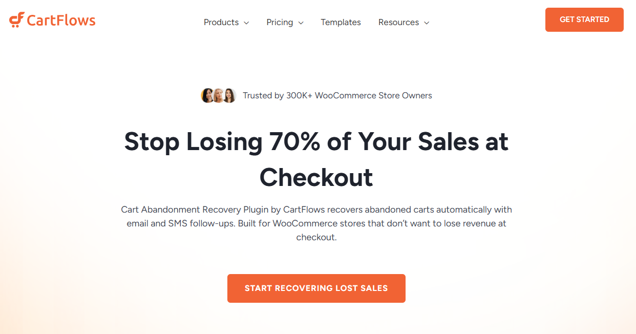 Cart Abandonment Recovery for WooCommerce Home Page