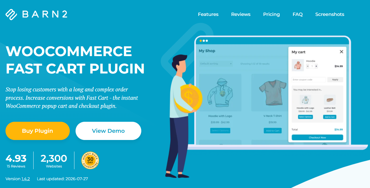 WooCommerce Fast Cart Home